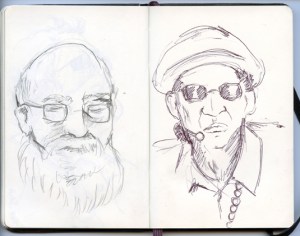 home dormint al tren i Cheik Lô